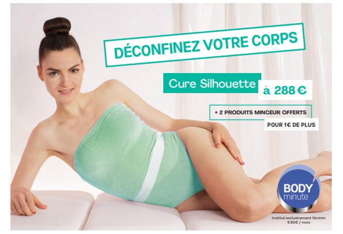 Cure Silhouette Body Minute du 1er au 31 Juillet 2020