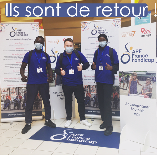APF France Handicap dans votre Centre Commercial Villejuif7 du 13 au 16 Janvier 2021